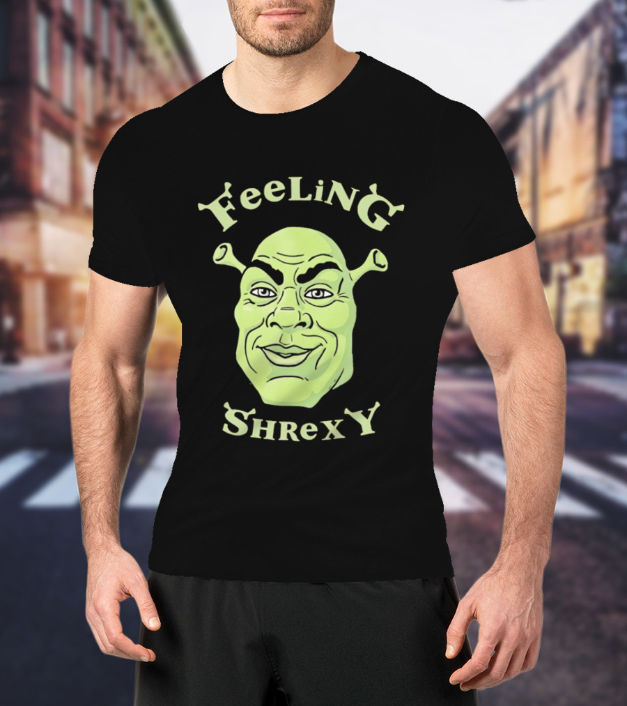 Feeling Shrexy Shrek Face T-Shirt