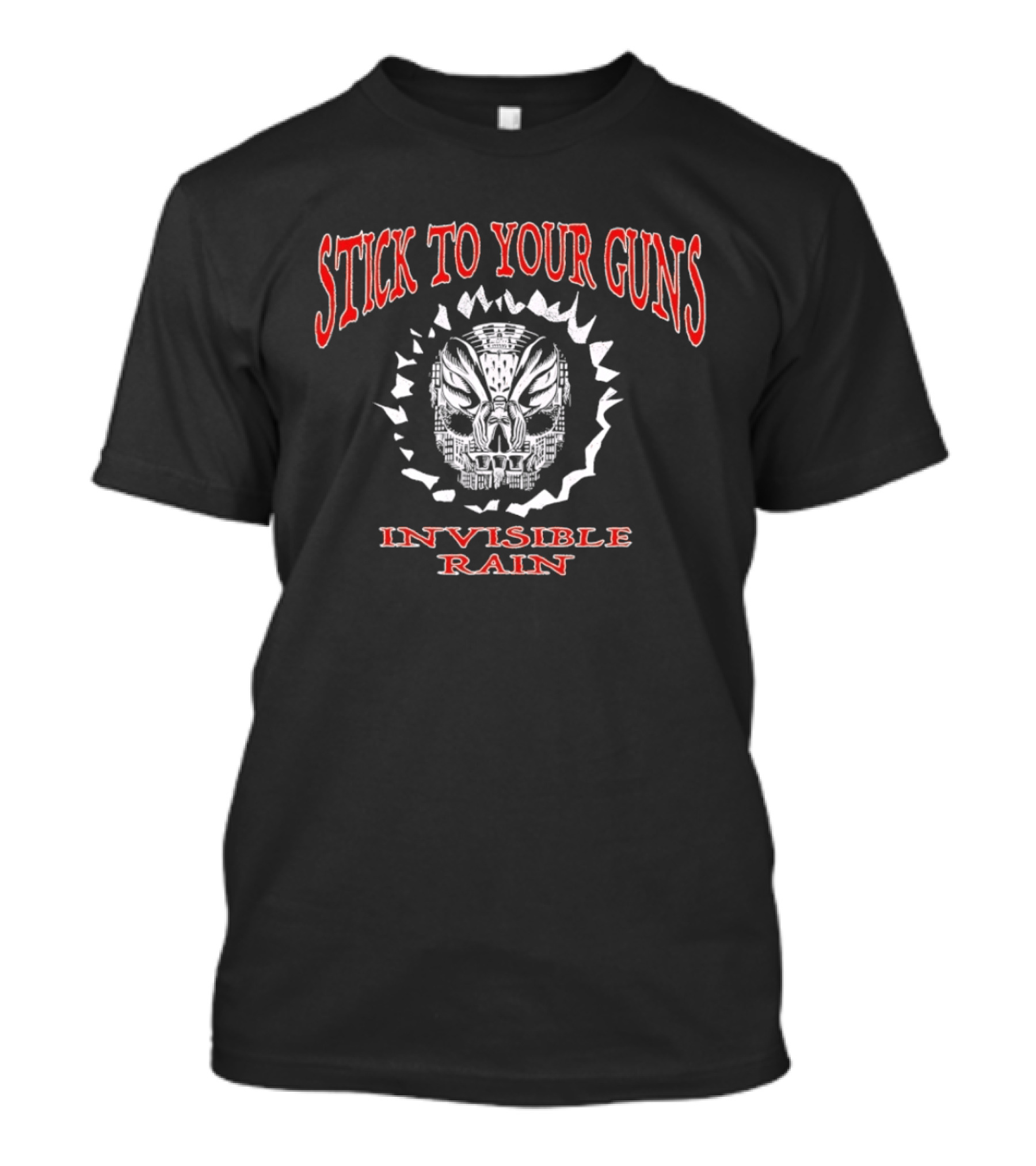 Stick To Your Guns Skull Invisible Rain T-Shirt