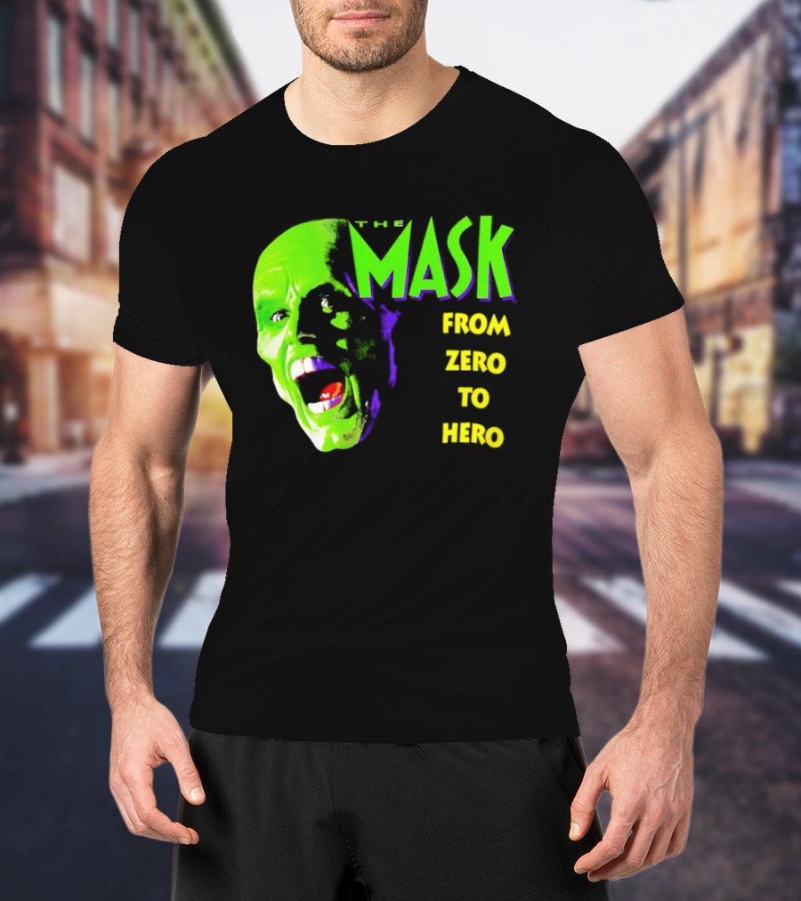 The Mask Movie From Zero To Hero Face T-Shirt