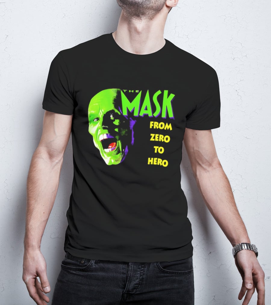 The Mask Movie From Zero To Hero Face T-Shirt