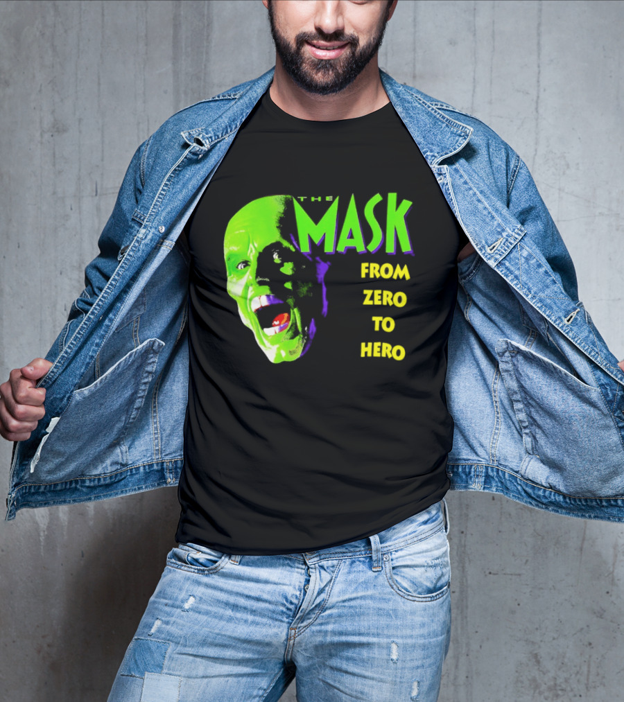 The Mask Movie From Zero To Hero Face T-Shirt