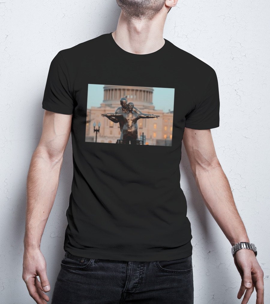 Titanic Trump Epstein Statue At Capitol Building T-Shirt