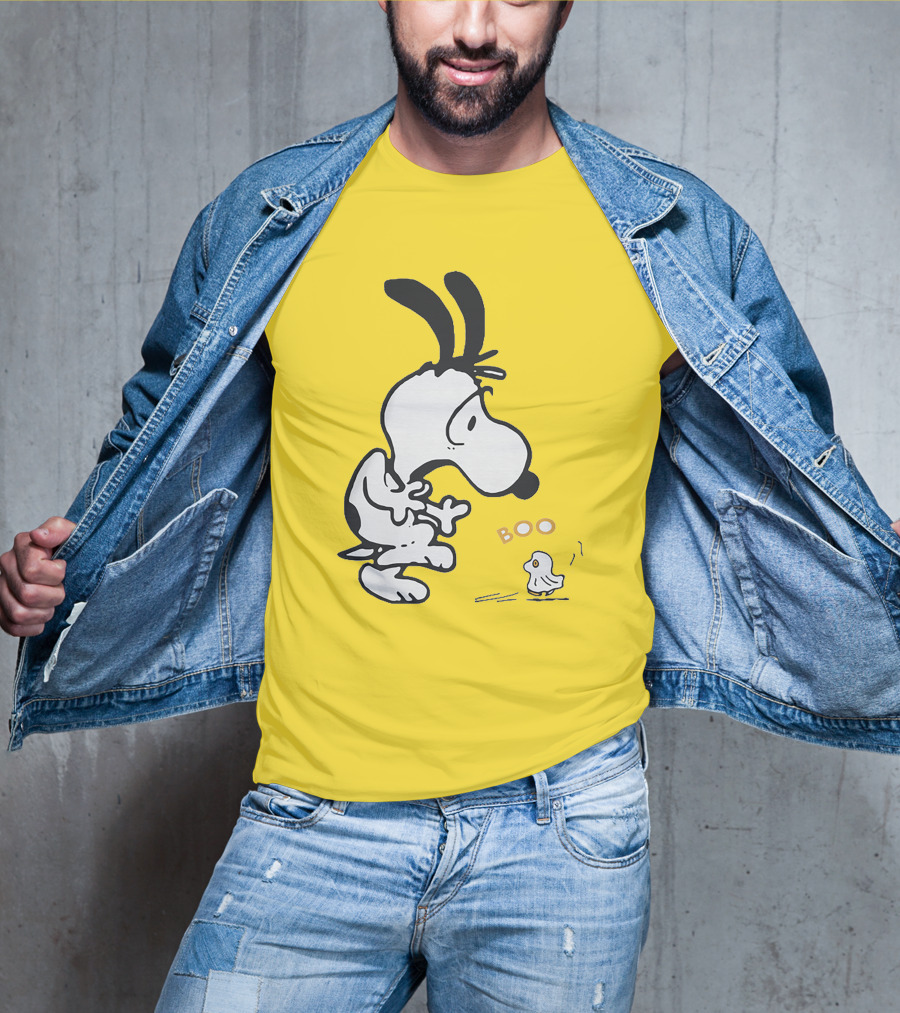 Just A Woman Who Loves Snoopy Boo Halloween T-Shirt