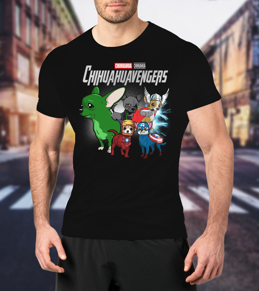 Chihuahua Chihuahuavengers Avengers Hero Dogs T-Shirt