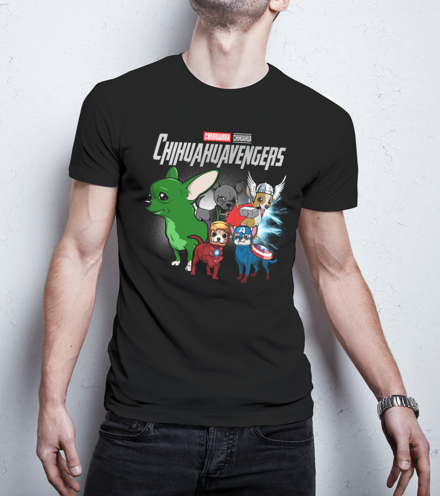Chihuahua Chihuahuavengers Avengers Hero Dogs T-Shirt