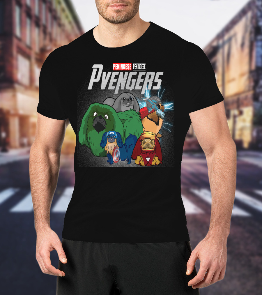 Pekingese Pyvengers T-Shirt