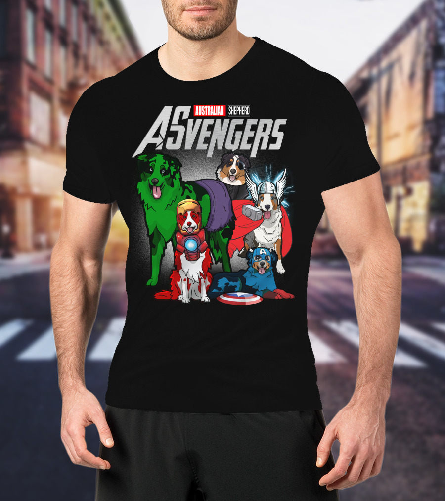 Australian Shepherd ASvengers T-Shirt