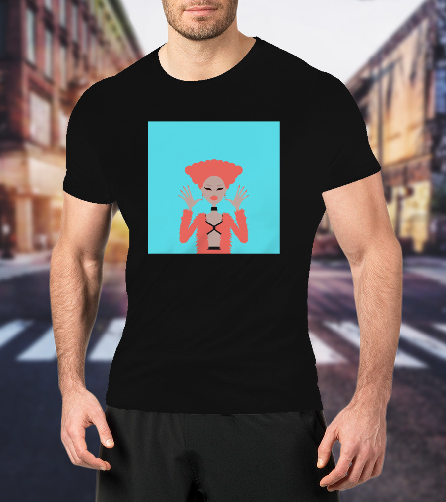 Aja 822963 Fashion Illustration Bold Red Look T-Shirt