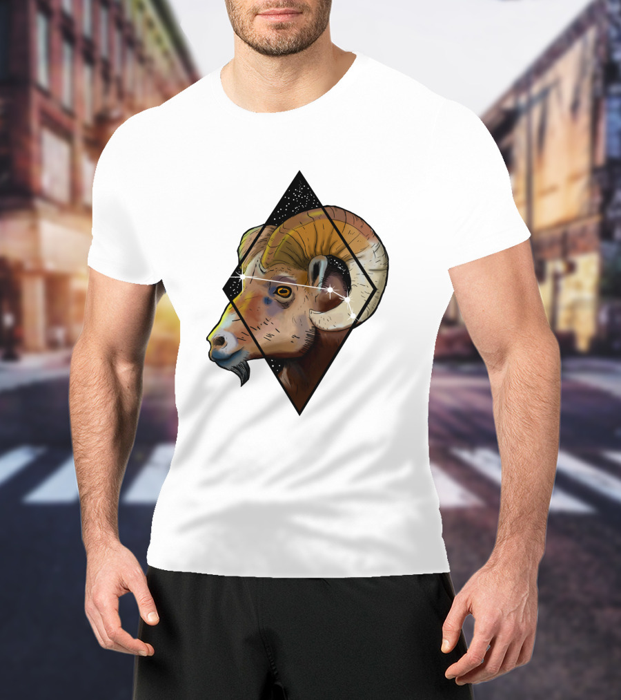 Aries Ram Starry Diamond 1041397 T-Shirt