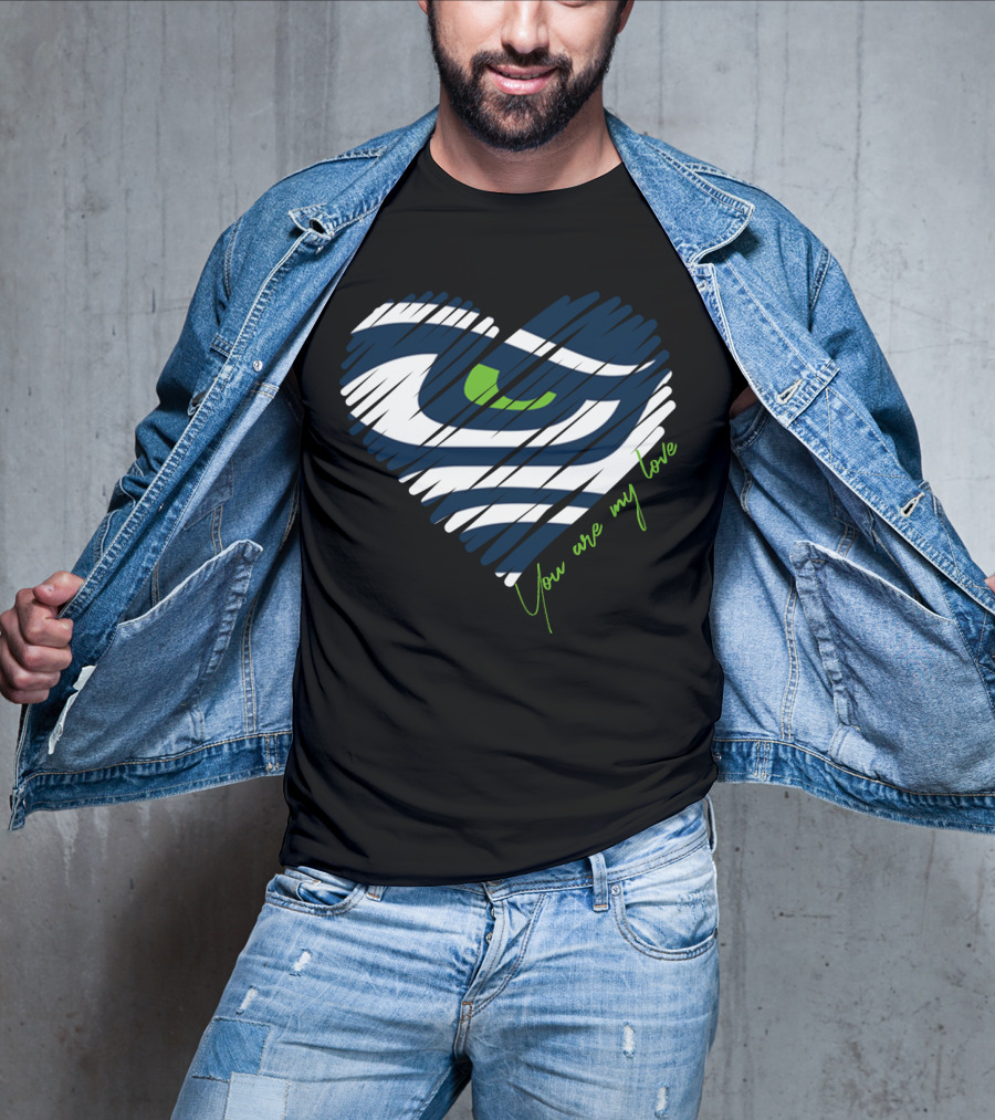 Seattle Seahawks You Are My Love Heart T-Shirt