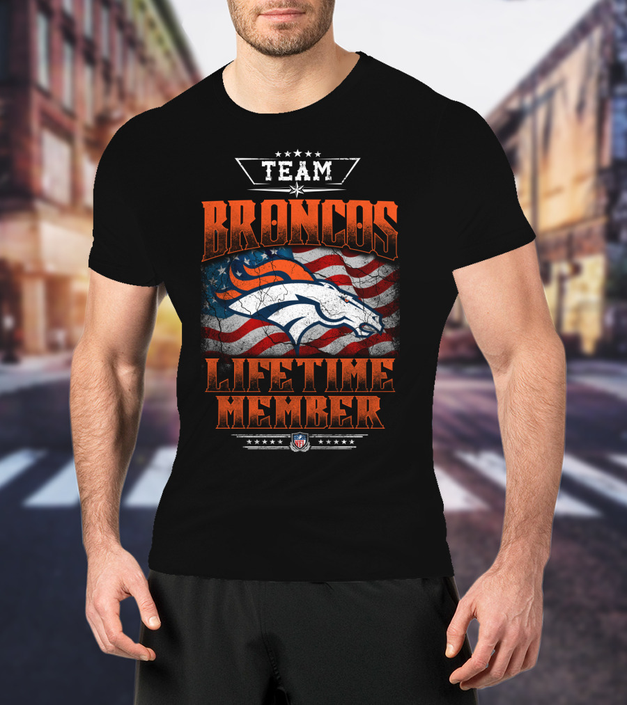 Team Broncos Lifetime Member Nfl T-Shirt