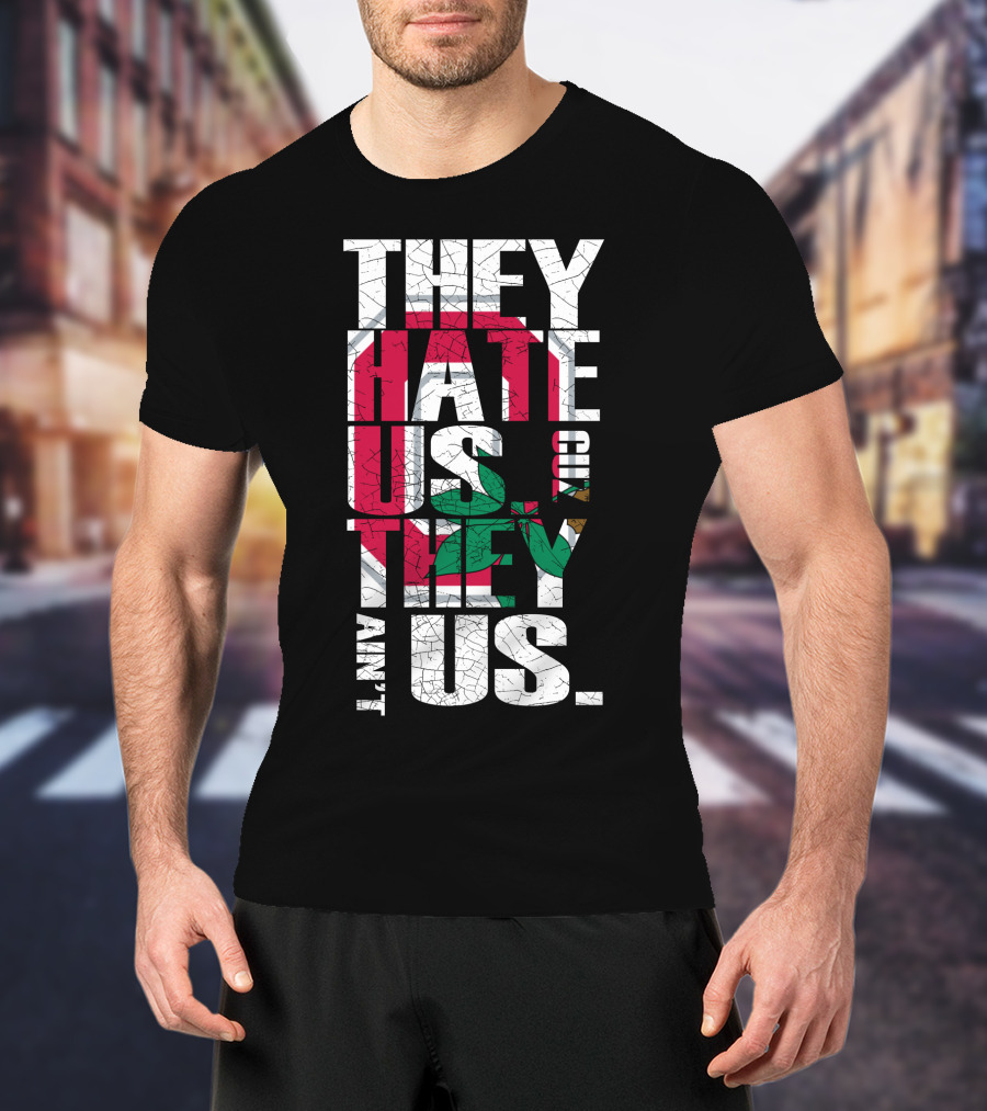 They Hate Us Cuz They Ain't Us Ohio State Buckeyes T-Shirt