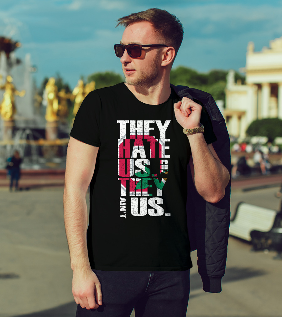 They Hate Us Cuz They Ain't Us Ohio State Buckeyes T-Shirt