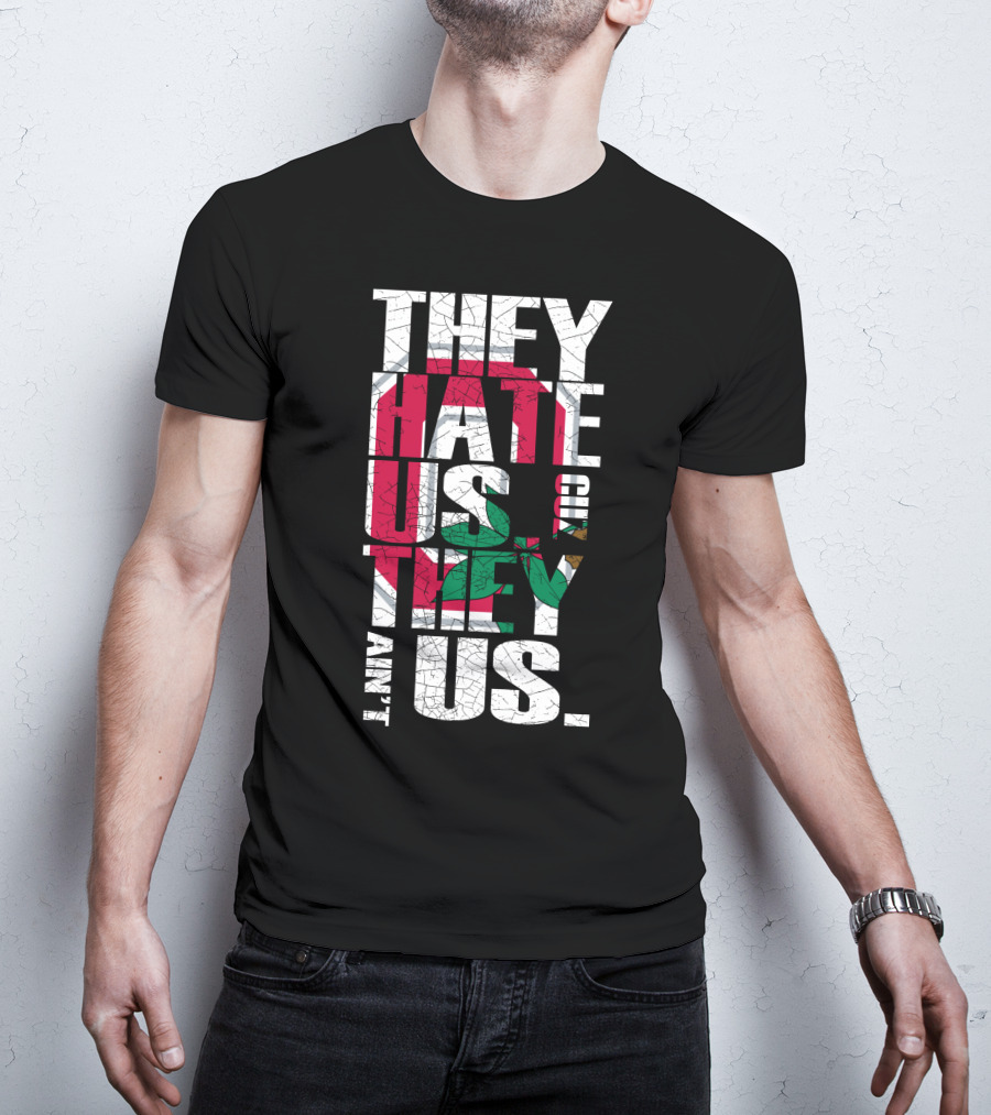 They Hate Us Cuz They Ain't Us Ohio State Buckeyes T-Shirt