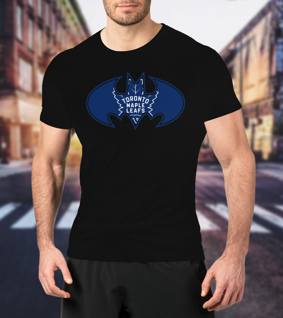 Toronto Maple Leafs Batman T-Shirt