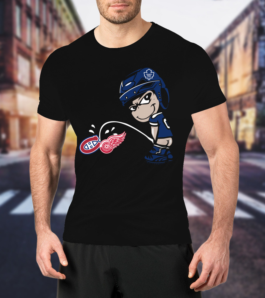 Toronto Maple Leafs Rivalry Detroit Red Wings Hockey T-Shirt