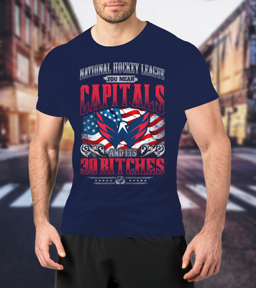 National Hockey League You Mean Capitals And Its 30 Bitches T-Shirt
