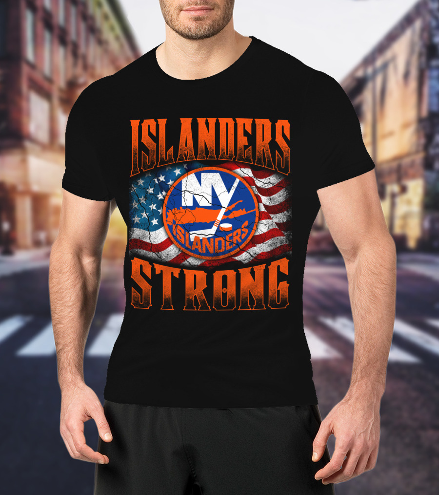 Islanders Strong Ny Islandersflag T-Shirt