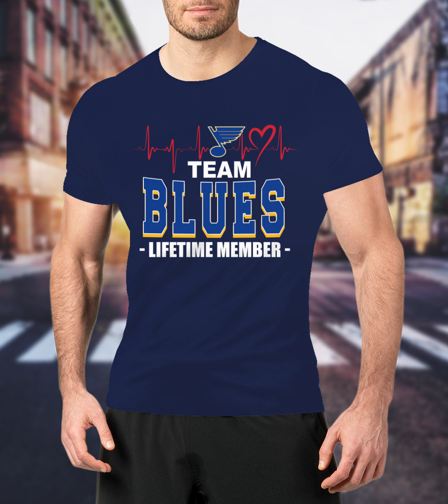 Team Blues Lifetime Member St. Louis Blues T-Shirt