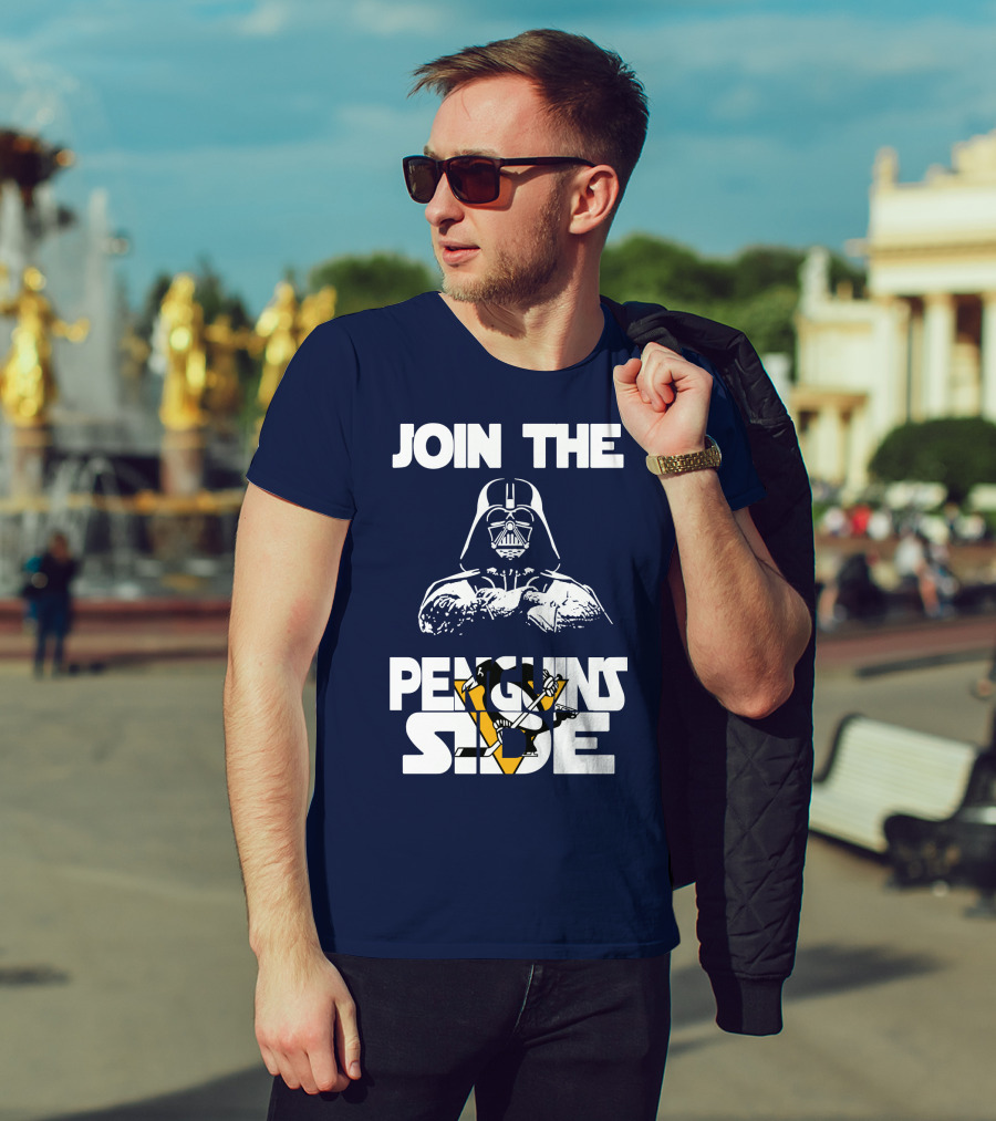 Join The Penguins Side T-Shirt