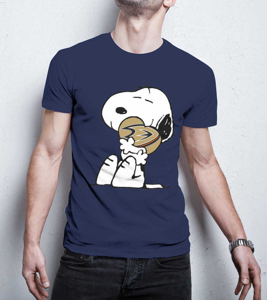 Anaheim Ducks Snoopy Hockey T-Shirt