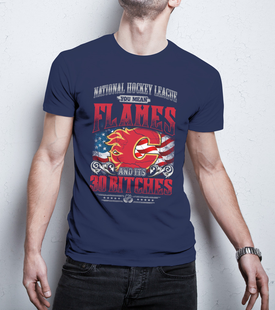 National Hockey League You Mean Flames And It's 30 Bitches T-Shirt