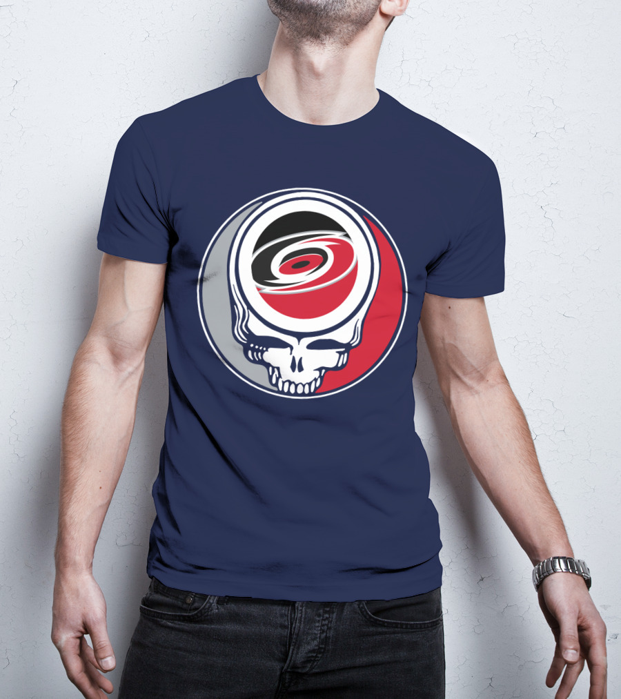 Carolina Hurricanes Grateful Dead Skull T-Shirt