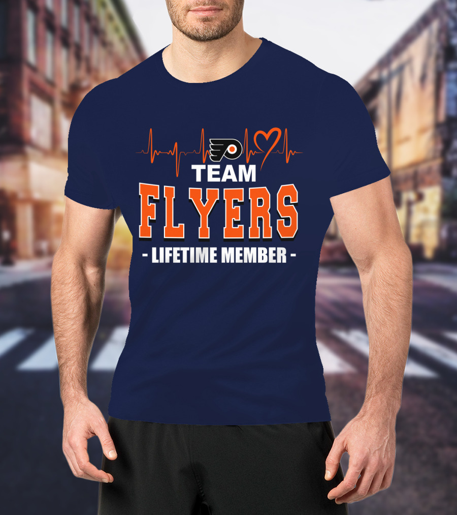 Team Flyers Philadelphia Lifetime Member T-Shirt