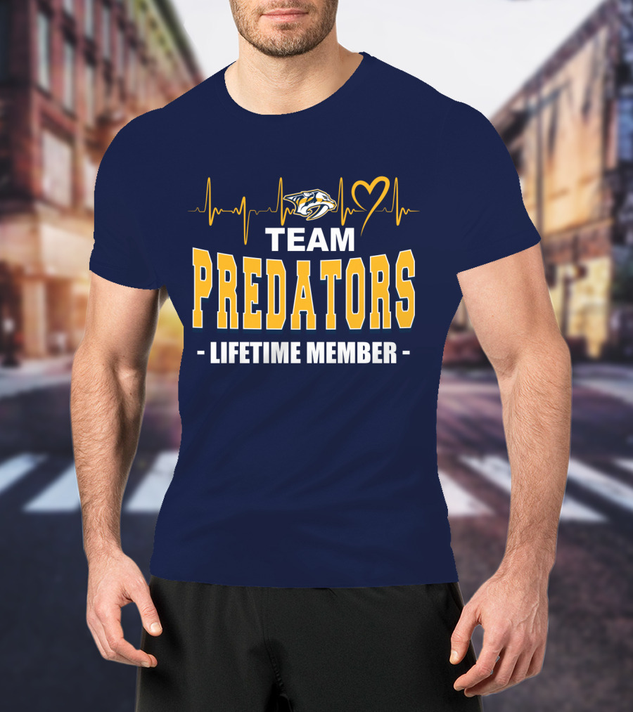 Team Predators Lifetime Member T-Shirt