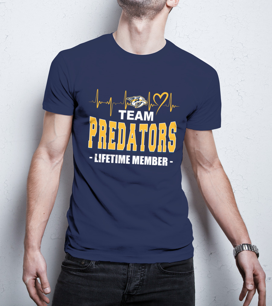 Team Predators Lifetime Member T-Shirt