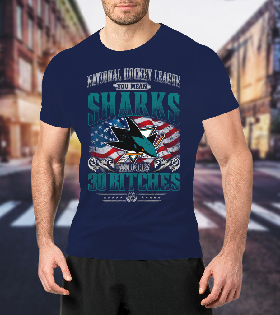National Hockey League You Mean San Jose Sharks And Its 30 Bitches T-Shirt