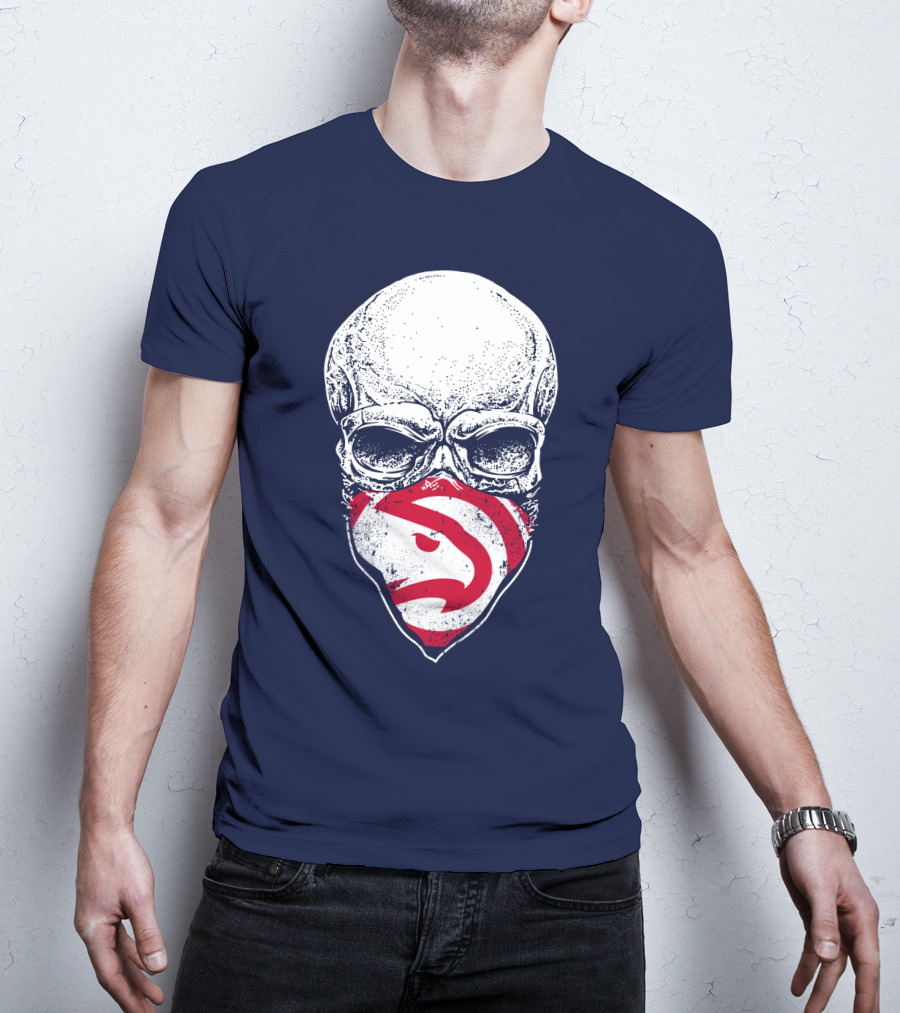 Atlanta Hawks Skull T-Shirt