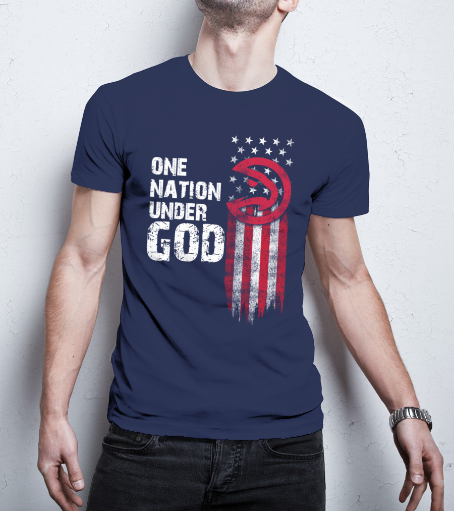 One Nation Under God Atlanta Hawks T-Shirt