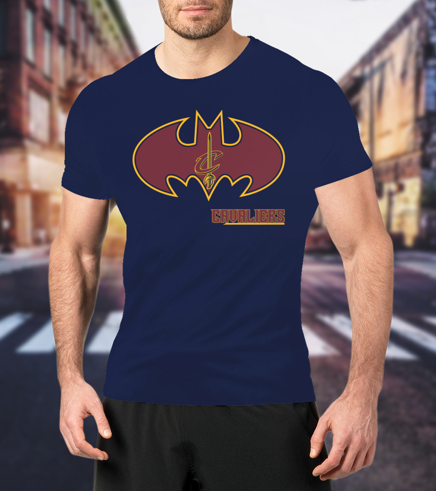 Cleveland Cavaliers Batman Logo Cavaliers T-Shirt
