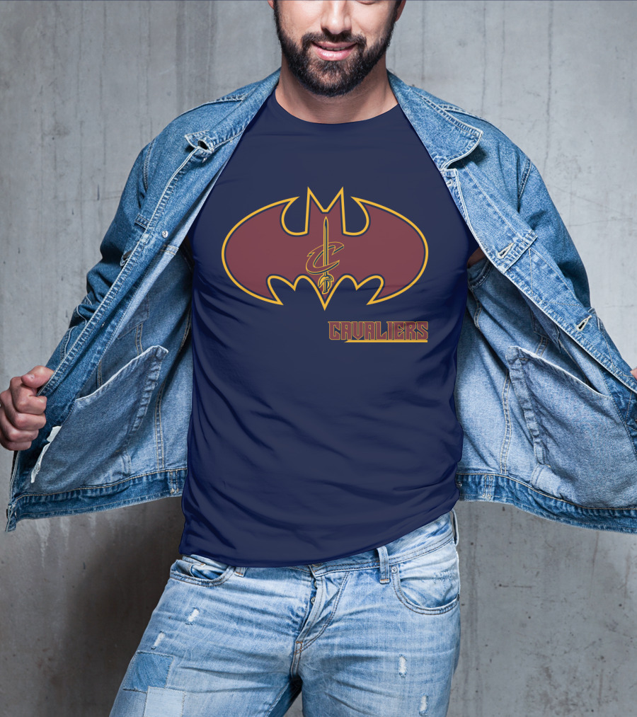 Cleveland Cavaliers Batman Logo Cavaliers T-Shirt