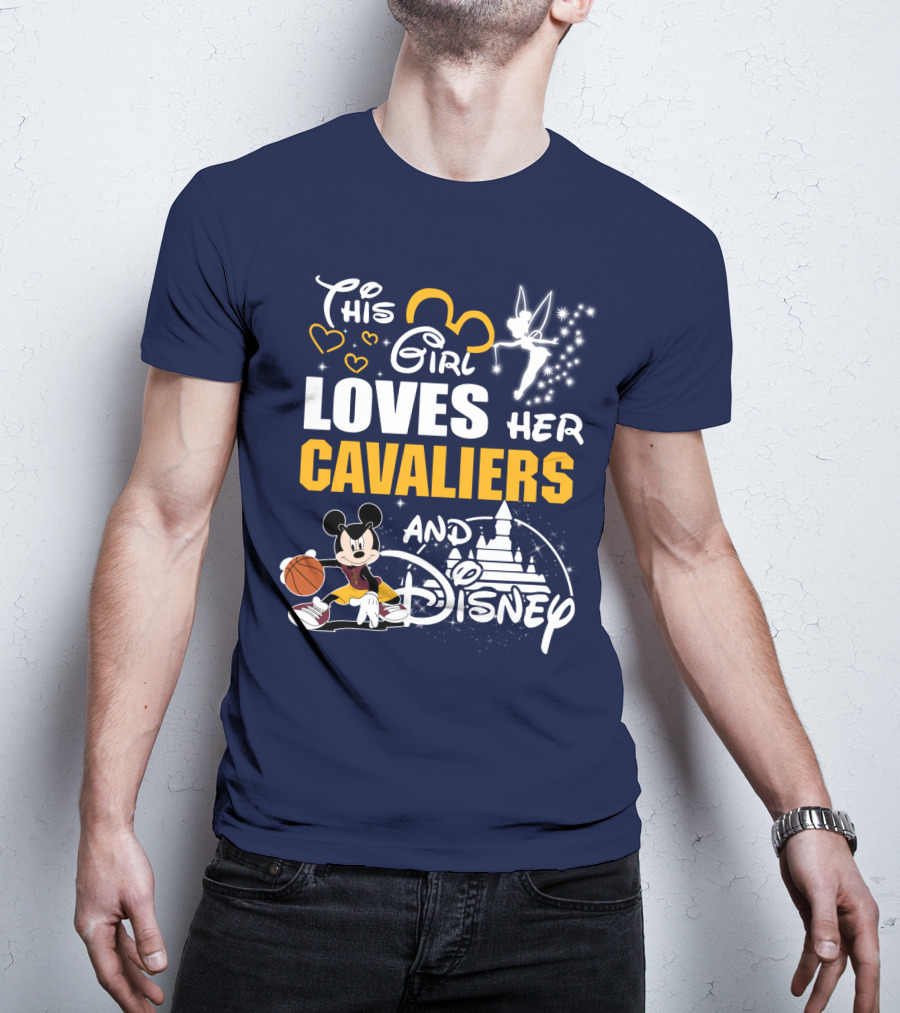 This Girl Loves Her Cavaliers And Disney T-Shirt