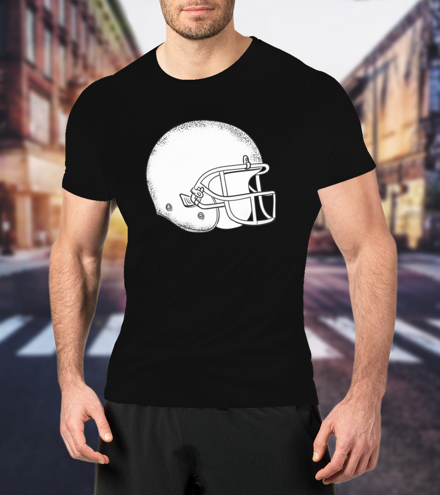 American Football Helmet T-Shirt
