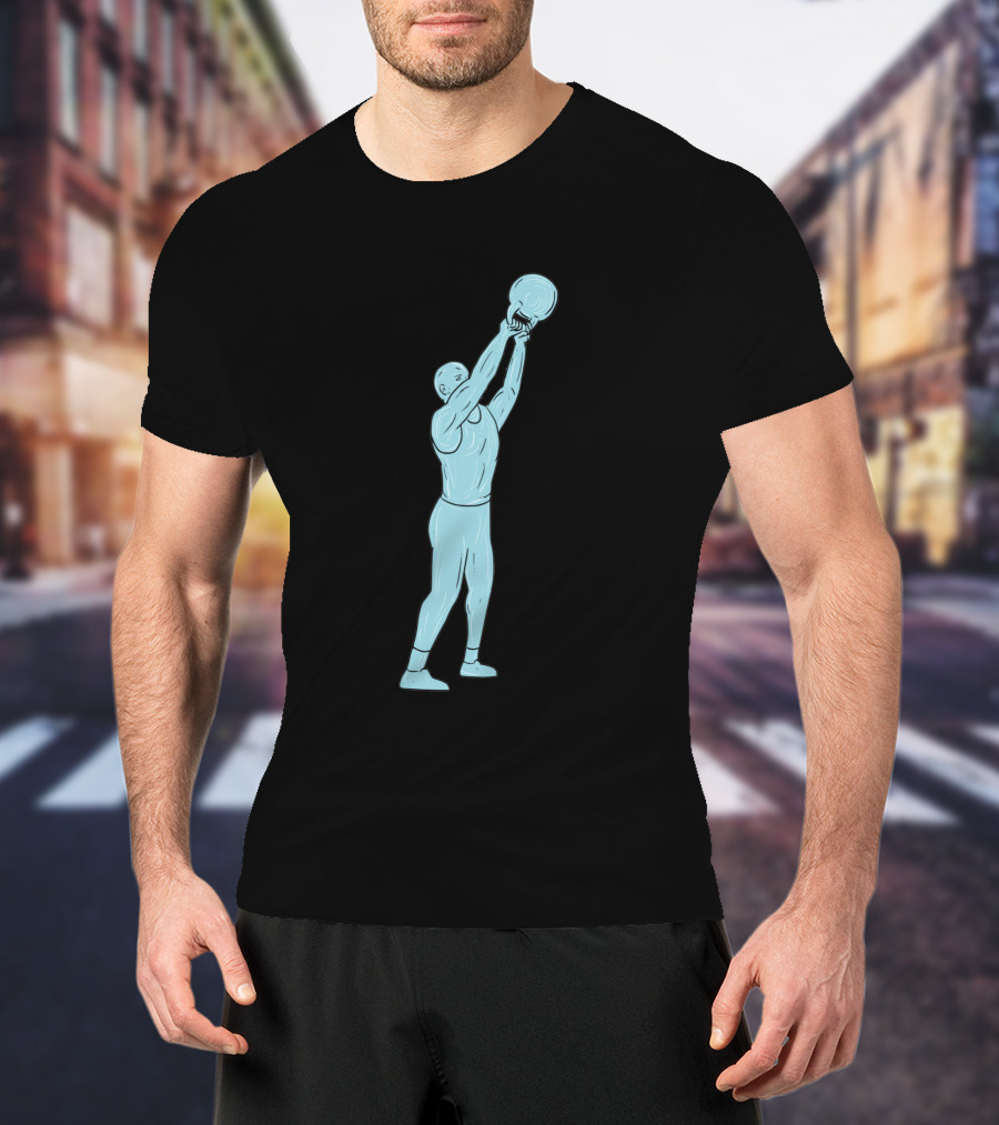 Kettlebell Swing Athlete Fitness Workout T-Shirt