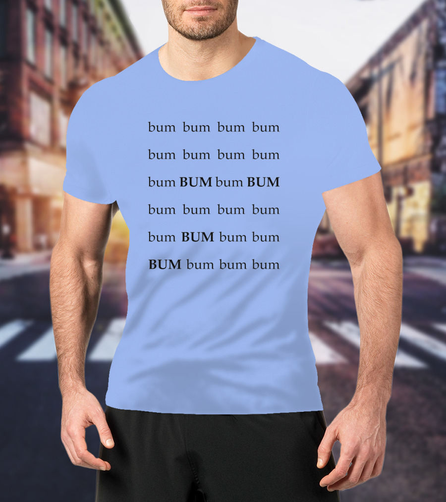 All The Single Ladies Bum Bum Bum T-Shirt