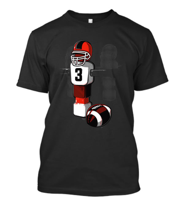 American Table Football 3 Player Foosball 665666 T-Shirt