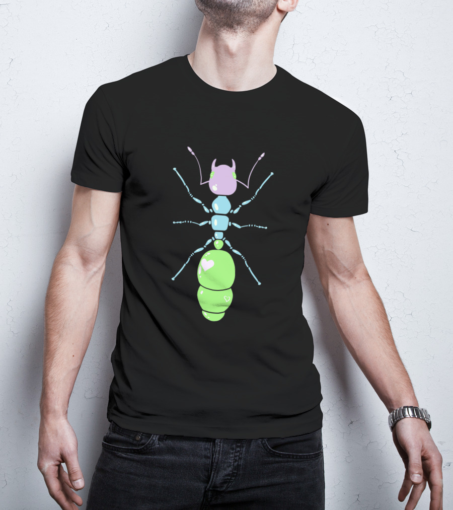 Ants 293453 Pastel Heart Accents T-Shirt