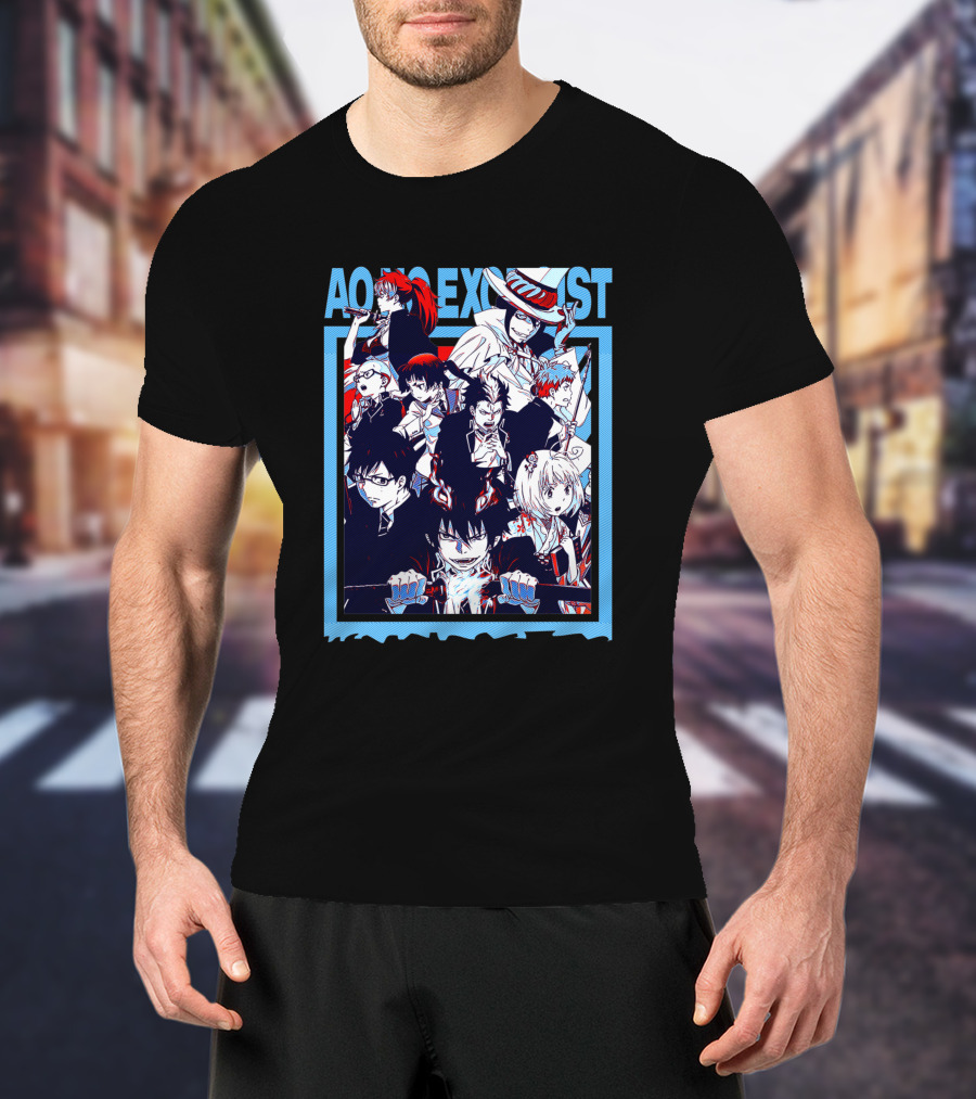 Ao No Exorcist 1477803 Anime Characters Collage T-Shirt