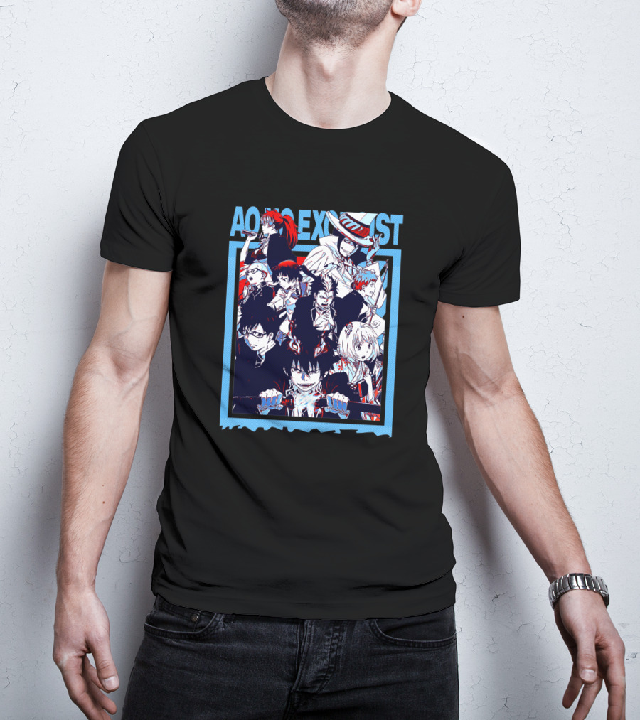 Ao No Exorcist 1477803 Anime Characters Collage T-Shirt