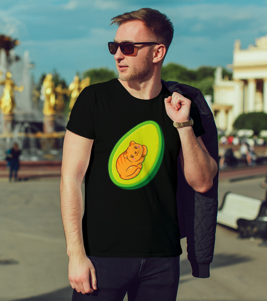 Avocato Cute Cat In Avocado 1635797 T-Shirt