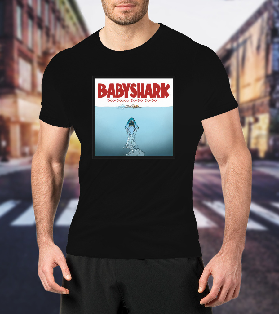 Baby Shark Doo-Doooo Do-Do Do-Do Parody Of Jaws T-Shirt