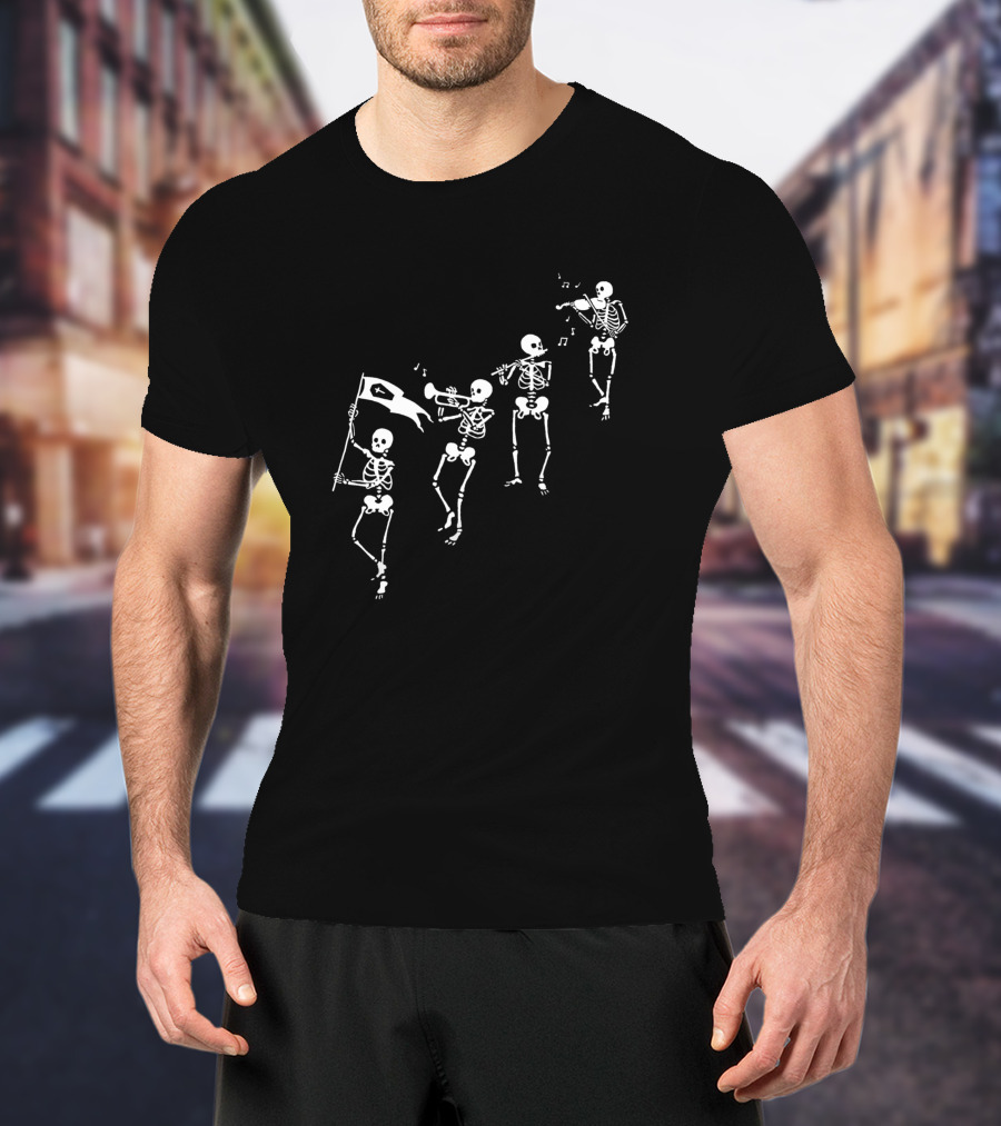 Bag O' Bones Boogie Skeleton Parade Music 1739405 T-Shirt