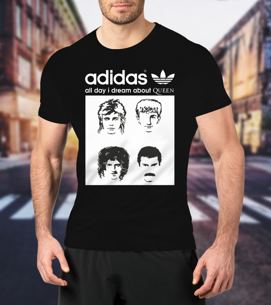 Queen Band Members Iconic Faces 19 T-Shirt