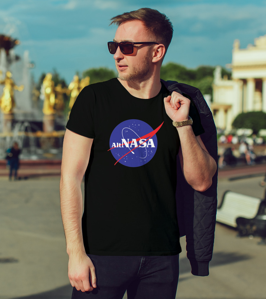 AltNASA 160283 Retro Space T-Shirt
