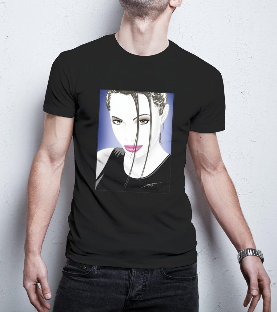 Angelic Raider Femme Fatale Portrait 59647 T-Shirt