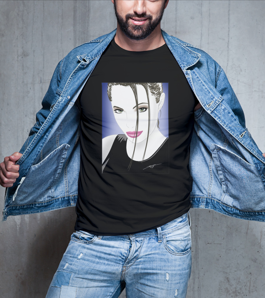 Angelic Raider Femme Fatale Portrait 59647 T-Shirt